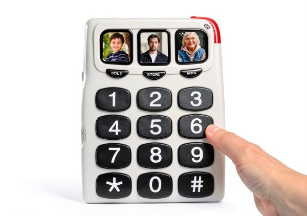 Uvital Big Button Corded Phone for Seniors Large High‑Contrast Buttons-1