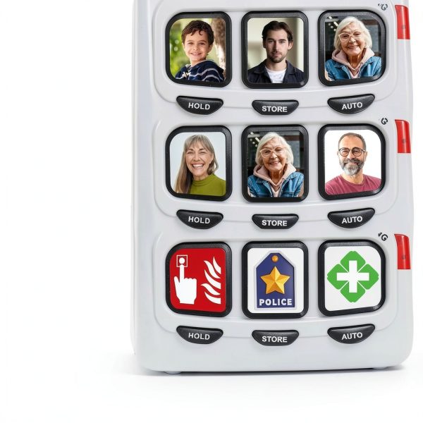 Uvital Big Button Corded Phone for Seniors Large High‑Contrast Buttons-2