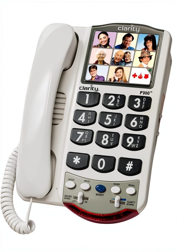 Clarity Big Button Amplified Telephone Easy‑Read 10.5x9.7x2.9 in-0