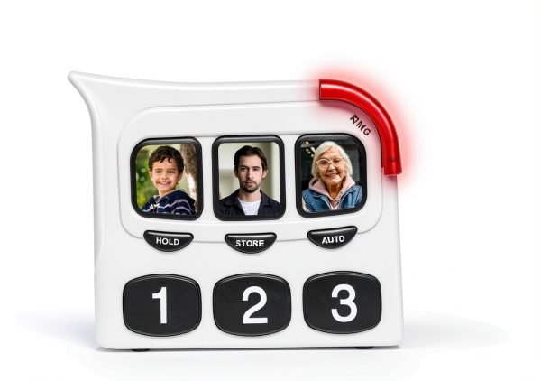Uvital Big Button Corded Phone for Seniors Large High‑Contrast Buttons-3