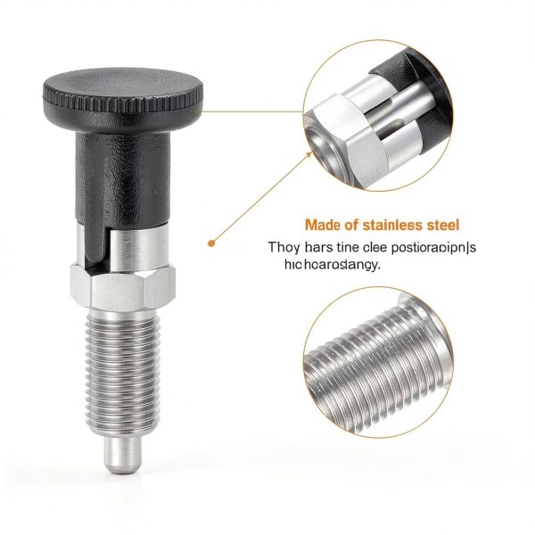 Push Fit Ball Nose Spring Plunger 3pcs HARFINGTON M10x1 Steel-3