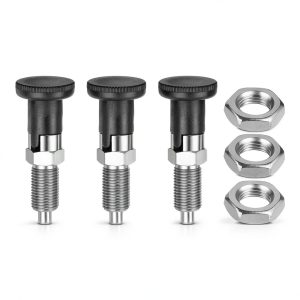 Push Fit Ball Nose Spring Plunger 3pcs HARFINGTON M10x1 Steel-0