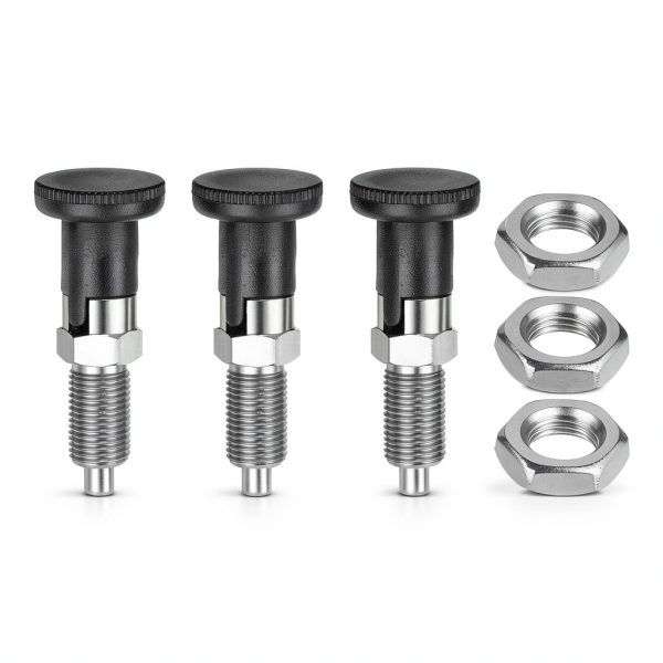 Push Fit Ball Nose Spring Plunger 3pcs HARFINGTON M10x1 Steel-0