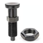 HARFINGTON Push Fit Ball Nose Spring Plunger M20x1.5 Steel Retractable-0
