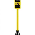 Harvey 90300 Black 21" Spring Plunger for Plumbing-0