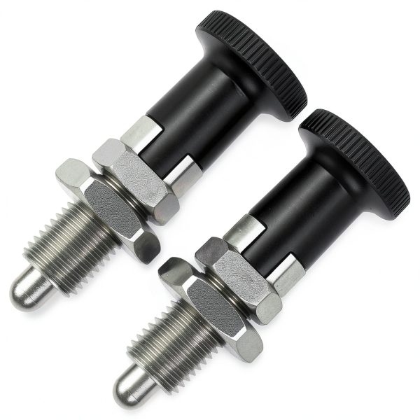 Push Fit Ball Nose Spring Plunger M10x1.5 Stainless Steel 2PCS KH866-4