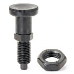 HARFINGTON Push Fit Ball Nose Spring Plunger M12x1.5 6mm Return Knob-0