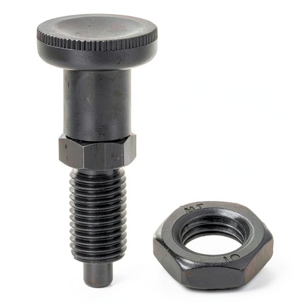 HARFINGTON Push Fit Ball Nose Spring Plunger M12x1.5 6mm Return Knob-0